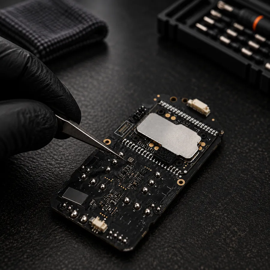 Placa y electrónica